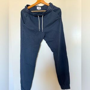 Sweatpants Organic. Blue color. Great for walking, staying home and relaxing.